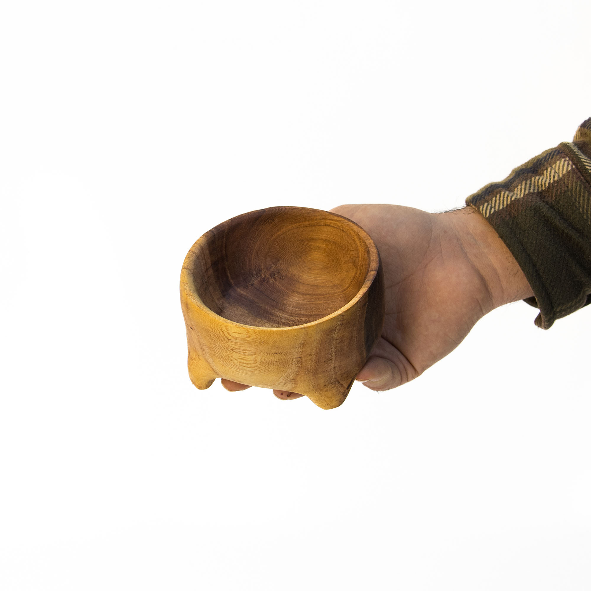 کاسه چوبی پایه دار ویون