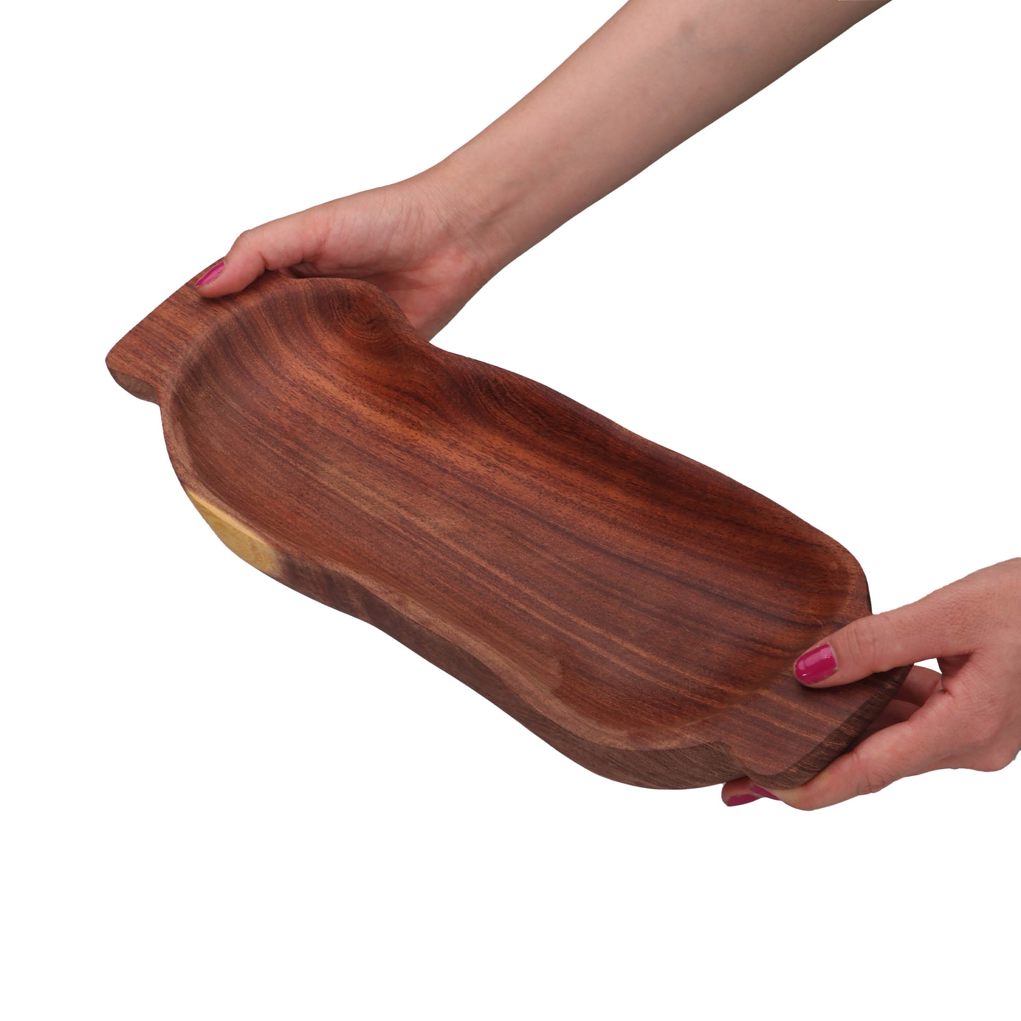 رولت خوری چوبی دسته دار